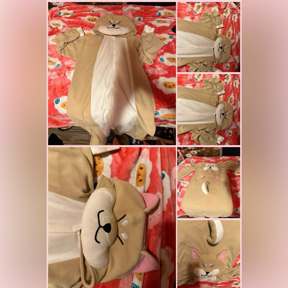 Shiba Inu Onesie: Custom/Hand Made